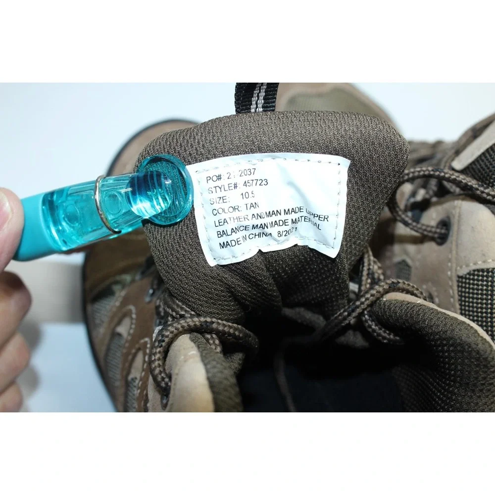 Itasca Men's Cross Creek Waterproof Leather/Nylon Hiking Shoe Boot Size 10.5